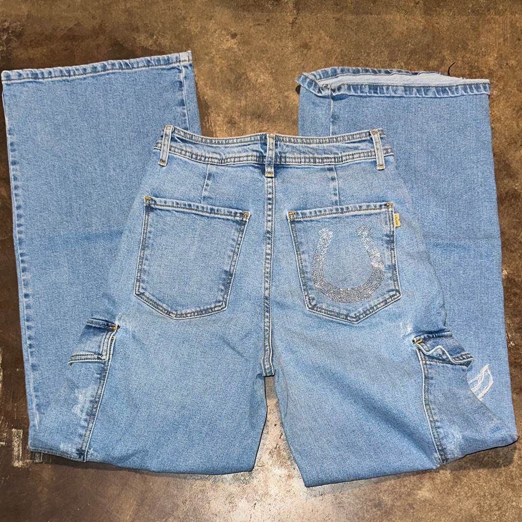 Women's Blue Flare Jeans